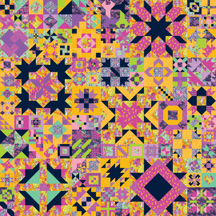 PATTERN: 99 PROBLEMS - 100 BLOCK SAMPLER (PDF/DIGITAL DOWNLOAD ONLY)