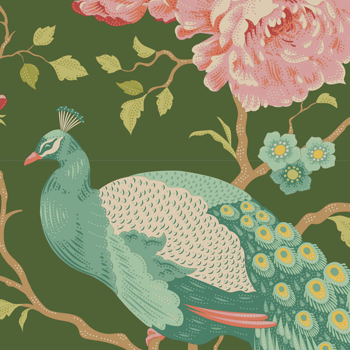 Tilda - Chic Escape - Peacock Tree - Green