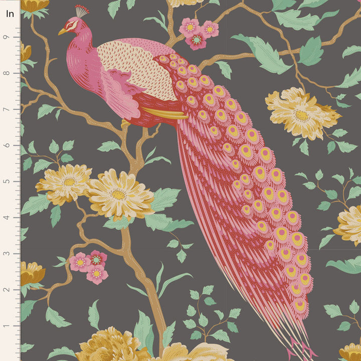 Tilda - Chic Escape - Peacock Tree - Grey
