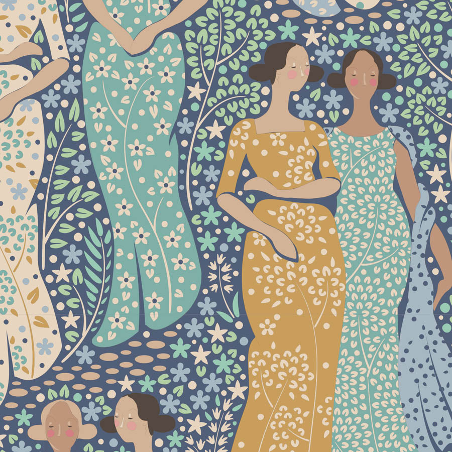Tilda - Hometown - Friendly Gathering - Blue