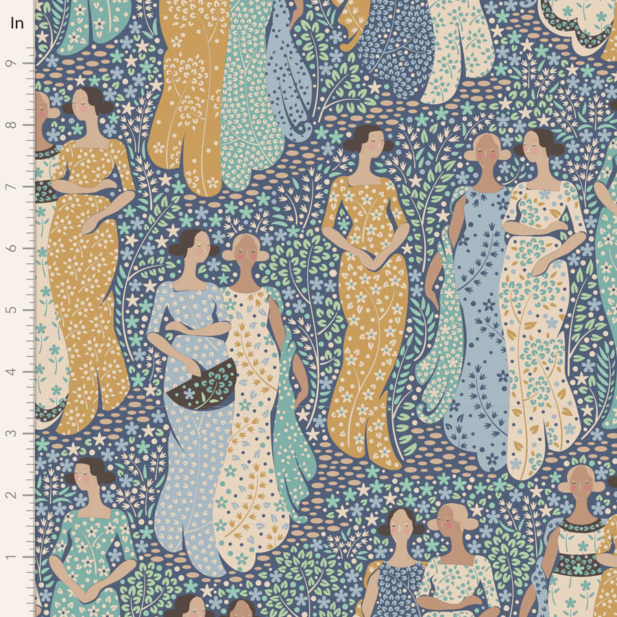 Tilda - Hometown - Friendly Gathering - Blue