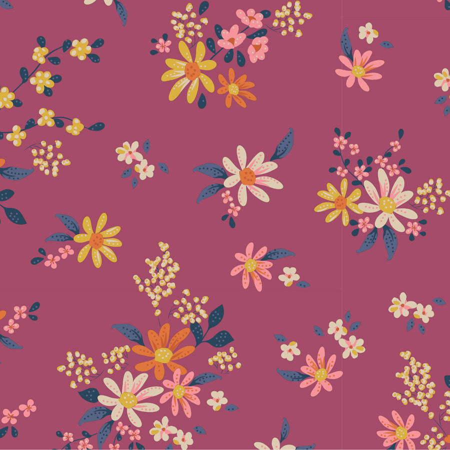 Tilda - Daisyfield - Plum