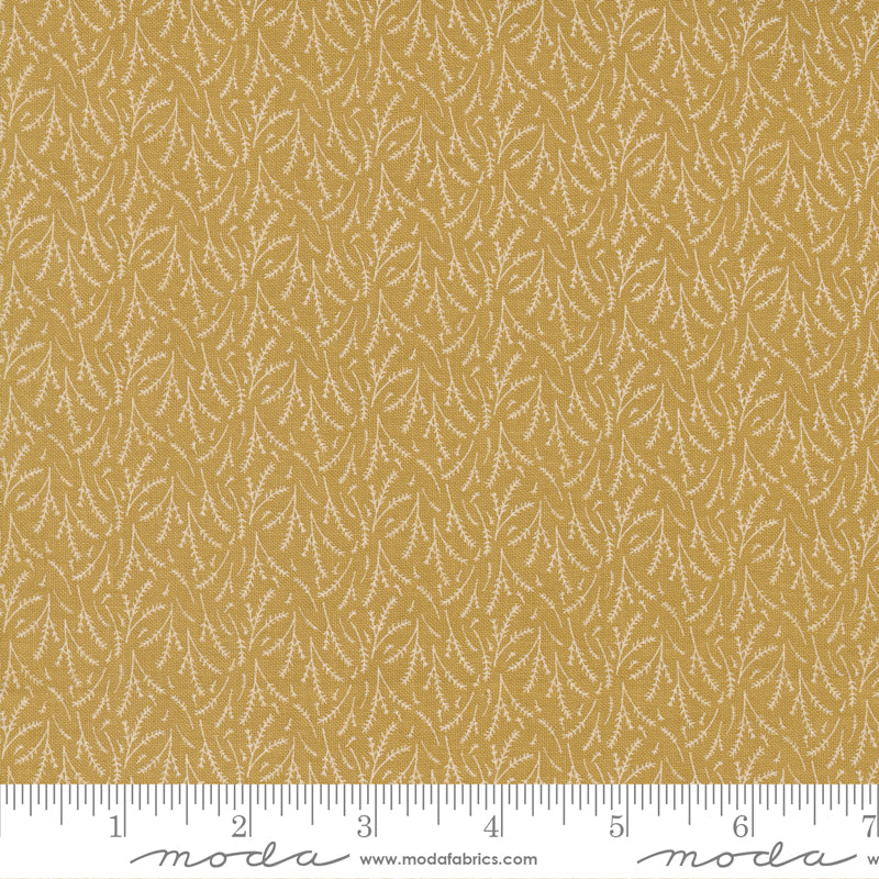 Moda - Sweetfire Road - Midnight in the Garden - Herb Garden - Gold