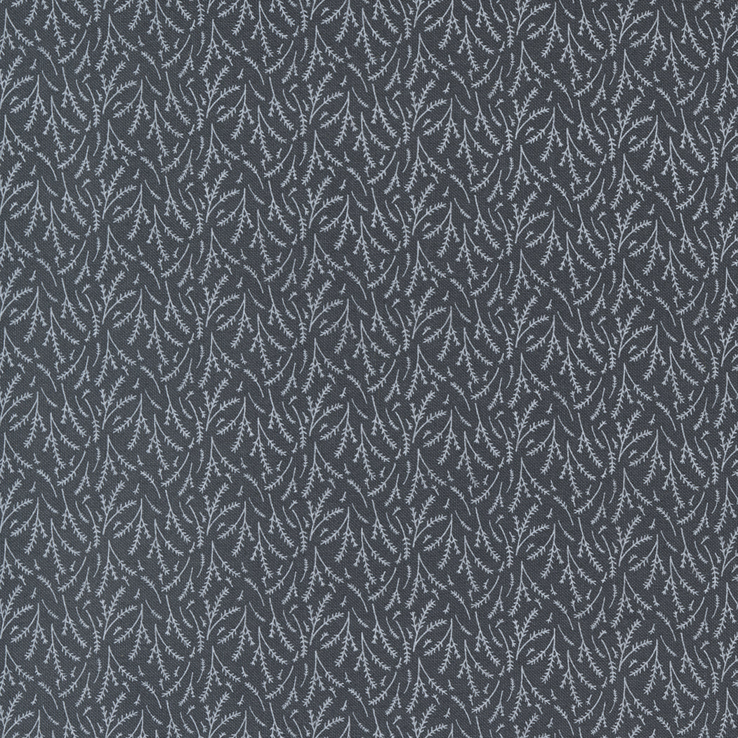 Moda - Sweetfire Road - Midnight in the Garden - Herb Garden - Charcoal