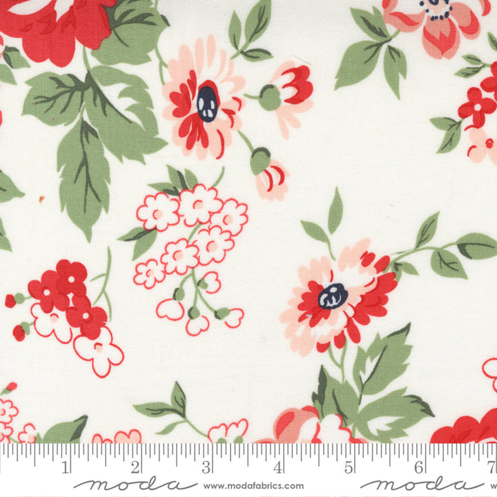 Moda - Camille Roskelley - Dwell - Cottage - Cream & Red