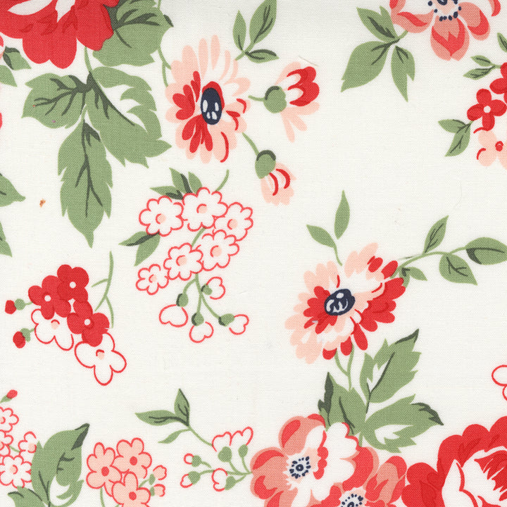Moda - Camille Roskelley - Dwell - Cottage - Cream & Red