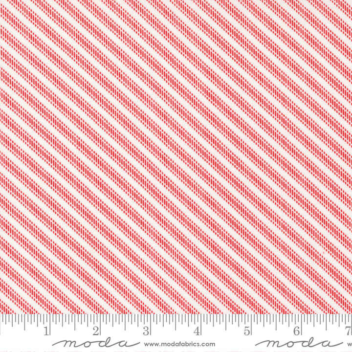 Moda - Camille Roskelley - Dwell - Ticking Stripe - Red