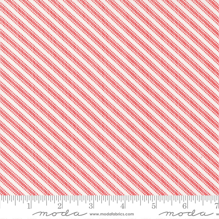 Moda - Camille Roskelley - Dwell - Ticking Stripe - Red