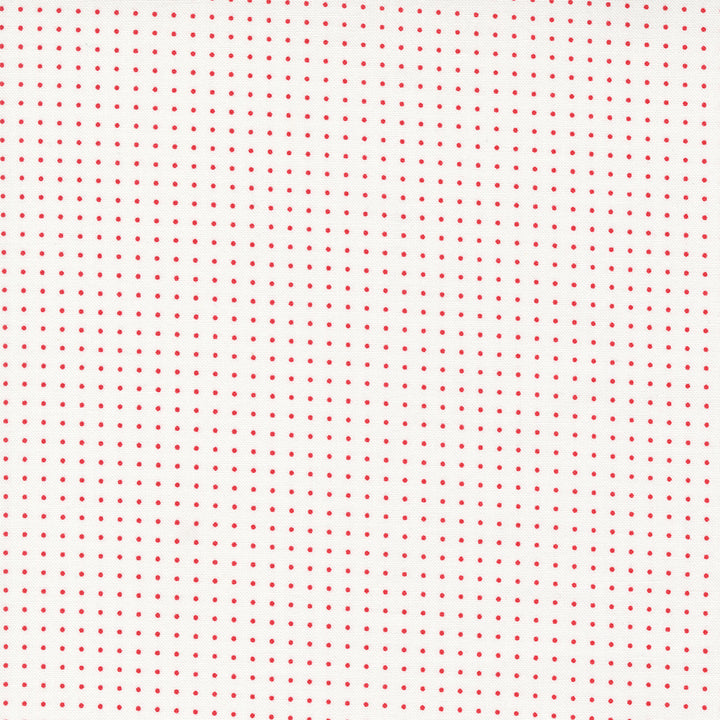 Moda - Camille Roskelley - Dwell - Pin Dot - Cream & Red