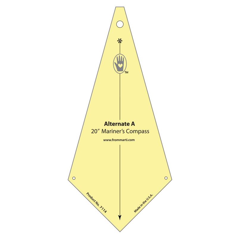20" Mariner's Compass Template Set - Marti Michell