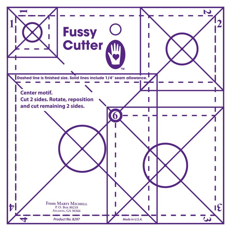 Fussy Cut 6.5" Ruler - Marti Michell