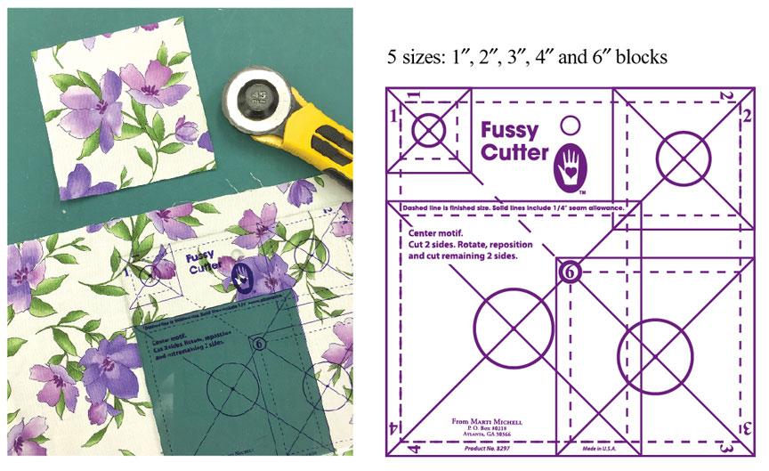 Fussy Cut 6.5" Ruler - Marti Michell