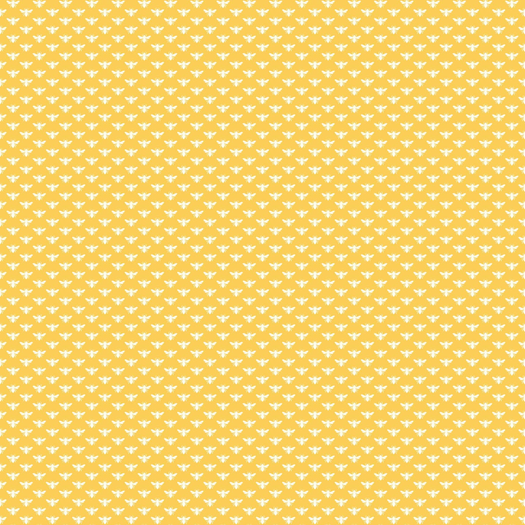 Figo Fabrics - Heather Bailey - Local Honey - Bee Dot - Sunshine