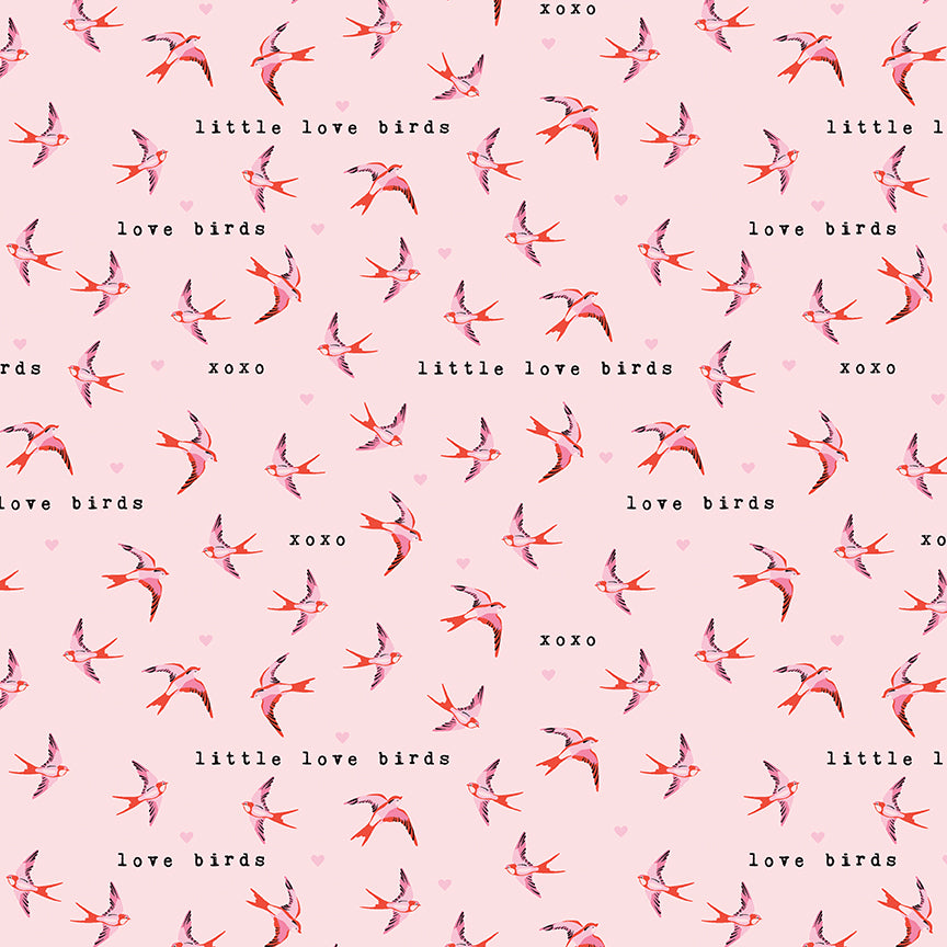 Riley Blake - Sending Love - Birds - Ballerina