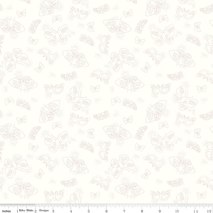 Riley Blake - Citrus & Mint Designs - Hush Hush - Flutter