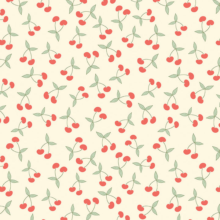 Riley Blake - Lauren Brewer Design - Reflections - Cherry Berry - Parchment