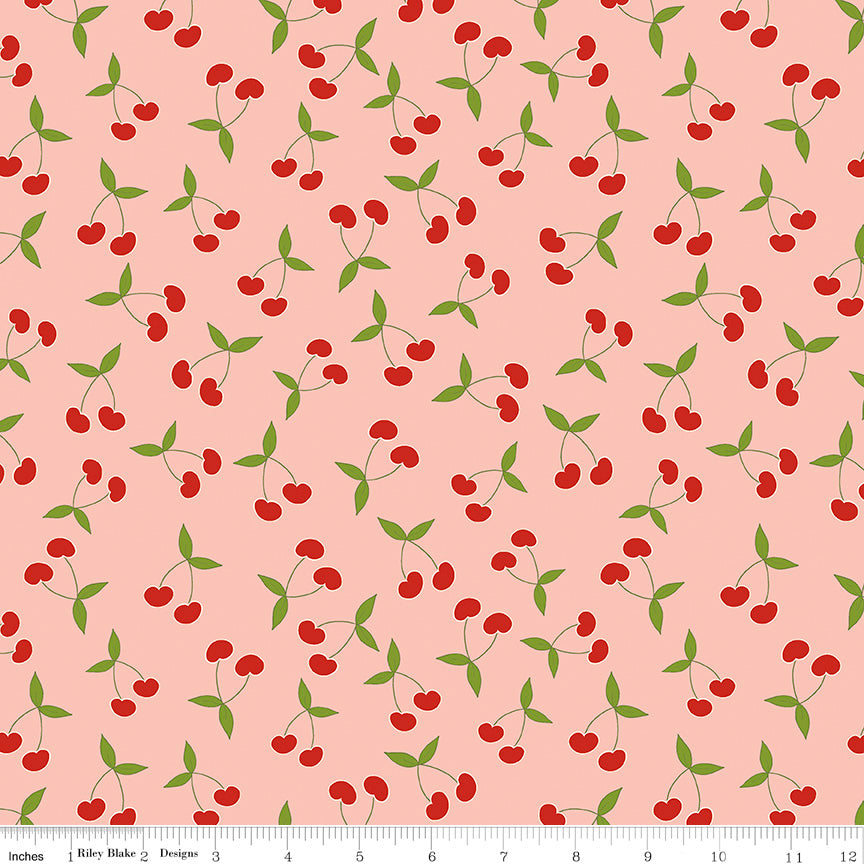 Riley Blake - Lauren Brewer Design - Reflections - Cherry Berry - Pink