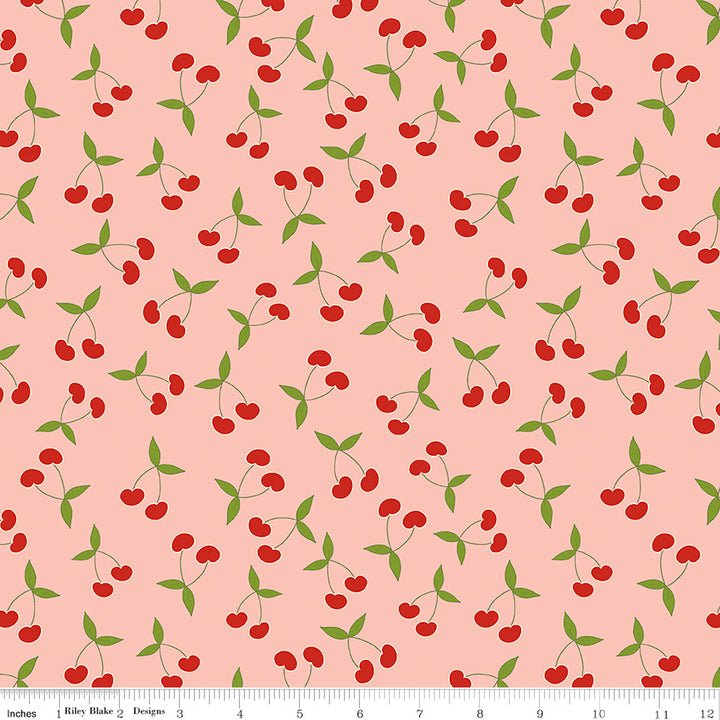 Riley Blake - Lauren Brewer Design - Reflections - Cherry Berry - Pink