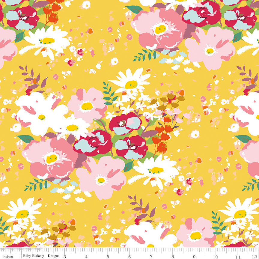 Riley Blake - MinkiKim - Misty Morning - Main - Dandelion