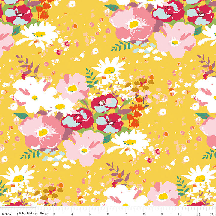 Riley Blake - MinkiKim - Misty Morning - Main - Dandelion