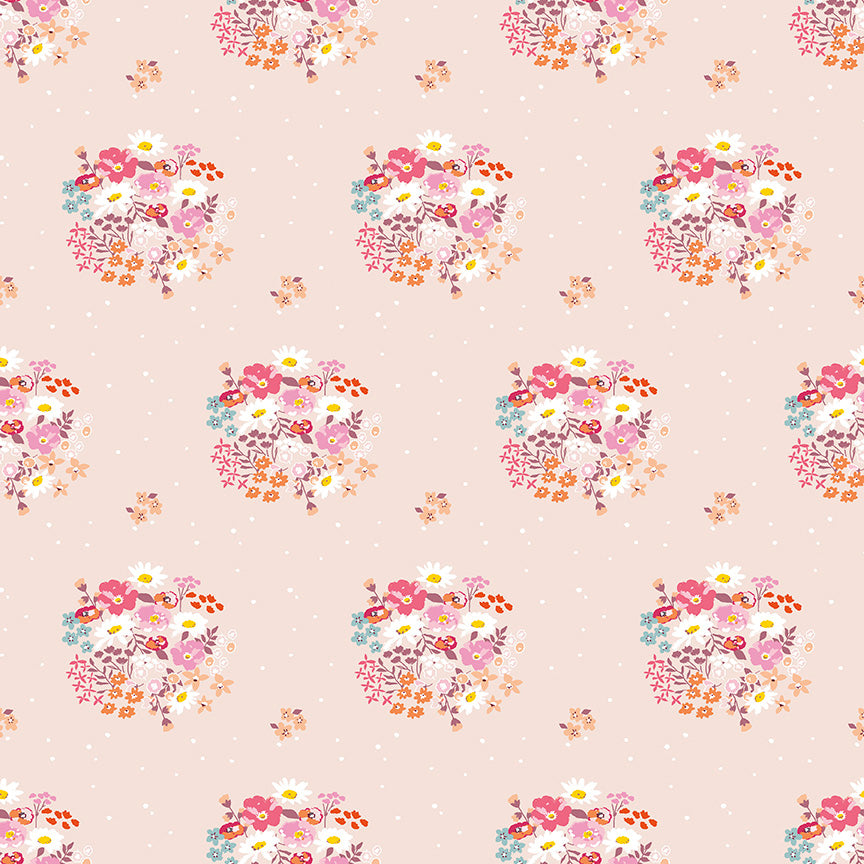 Riley Blake - MinkiKim - Misty Morning - Bouquets - Blush