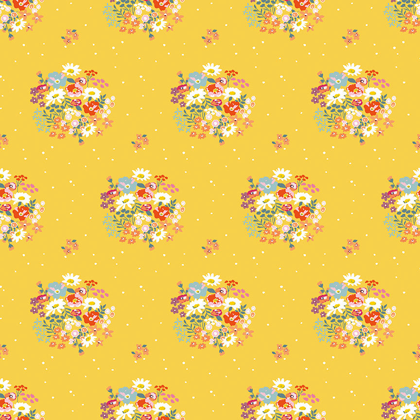 Riley Blake - MinkiKim - Misty Morning - Bouquets - Dandelion