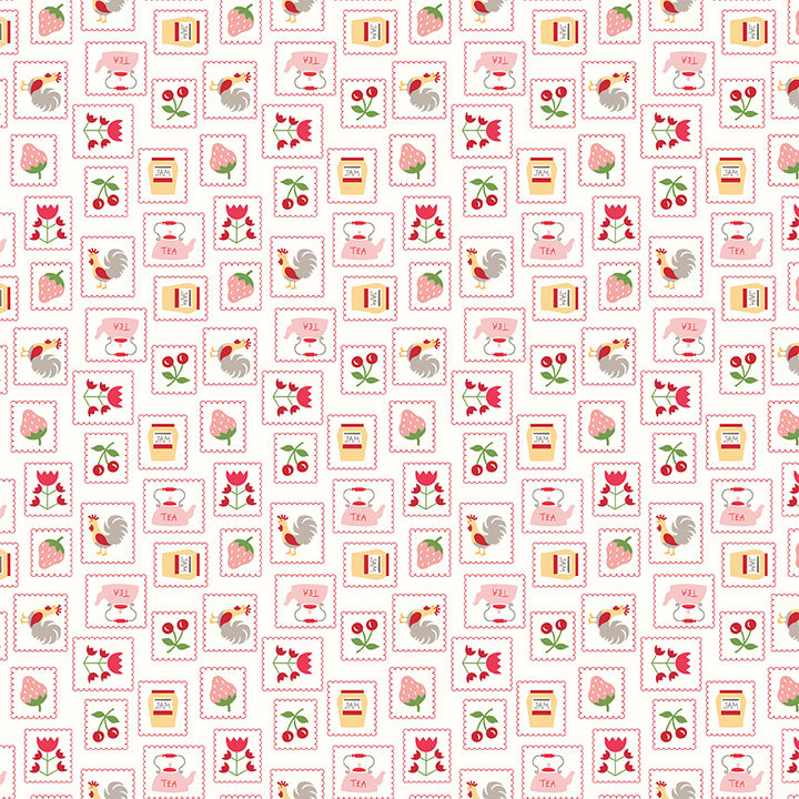 Riley Blake - Lori Holt- Cook Book - Stamps - Red