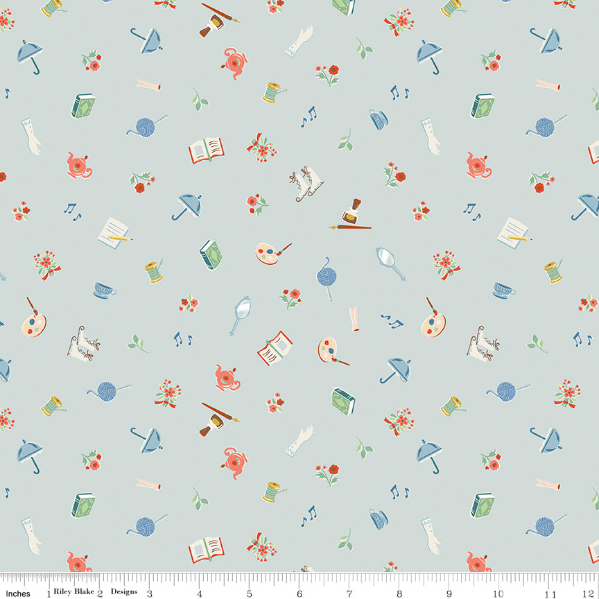 Riley Blake - Jill Howarth - Little Women - Gifts - Dusk