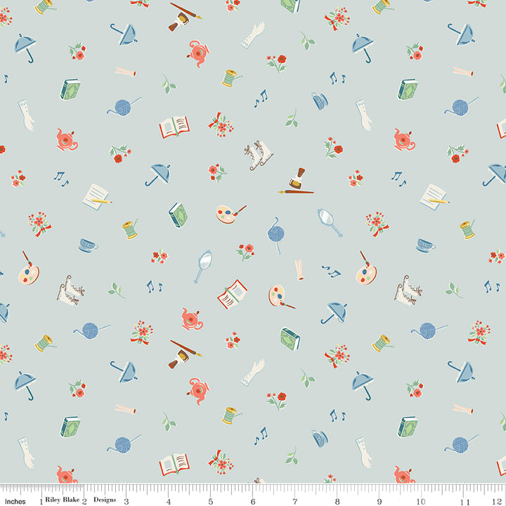 Riley Blake - Jill Howarth - Little Women - Gifts - Dusk