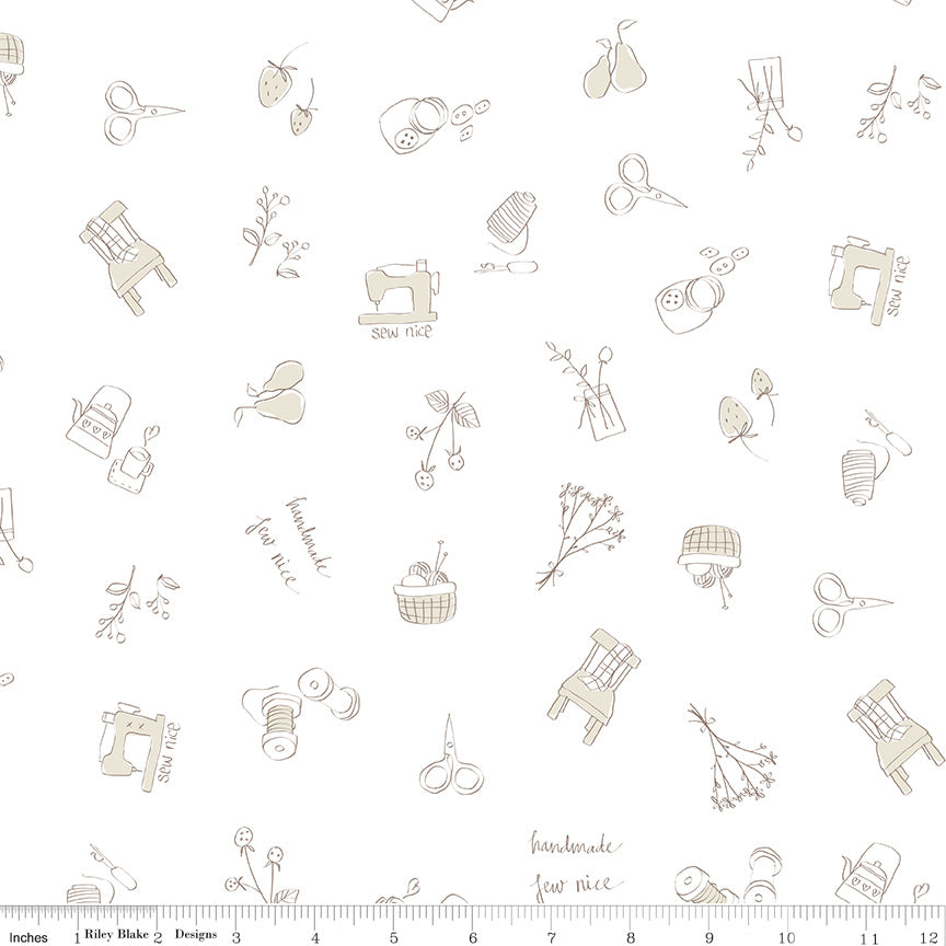 Riley Blake - Hush Hush 2 - Sewing Time