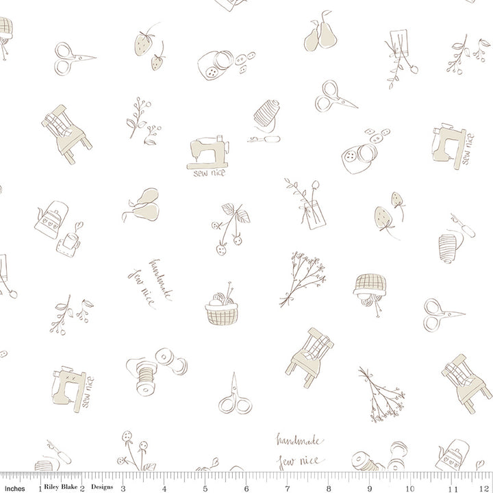 Riley Blake - Hush Hush 2 - Sewing Time