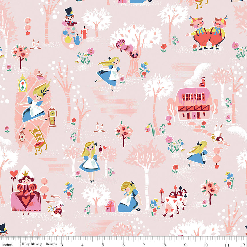 Riley Blake - Jill Howarth - Down the Rabbit Hole - Main - Blush