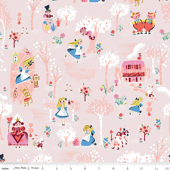 Riley Blake - Jill Howarth - Down the Rabbit Hole - Main - Blush