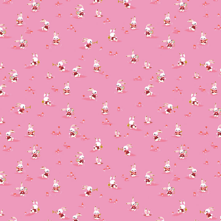 Riley Blake - Jill Howarth - Down the Rabbit Hole - Rabbit Chase - Pink