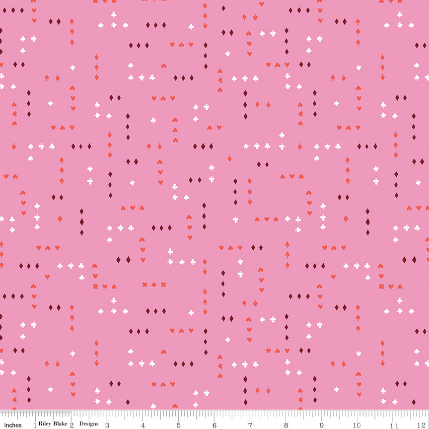 Riley Blake - Jill Howarth - Down the Rabbit Hole - Cards - Pink