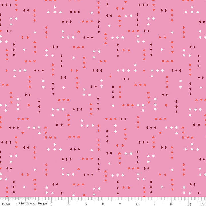 Riley Blake - Jill Howarth - Down the Rabbit Hole - Cards - Pink