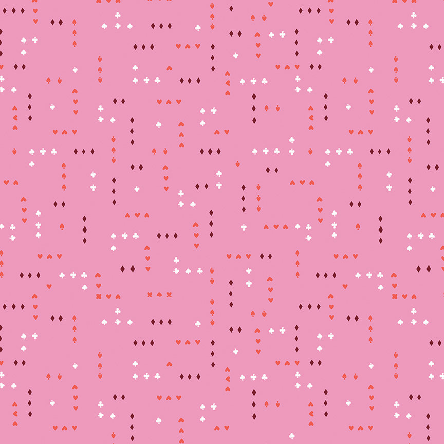 Riley Blake - Jill Howarth - Down the Rabbit Hole - Cards - Pink