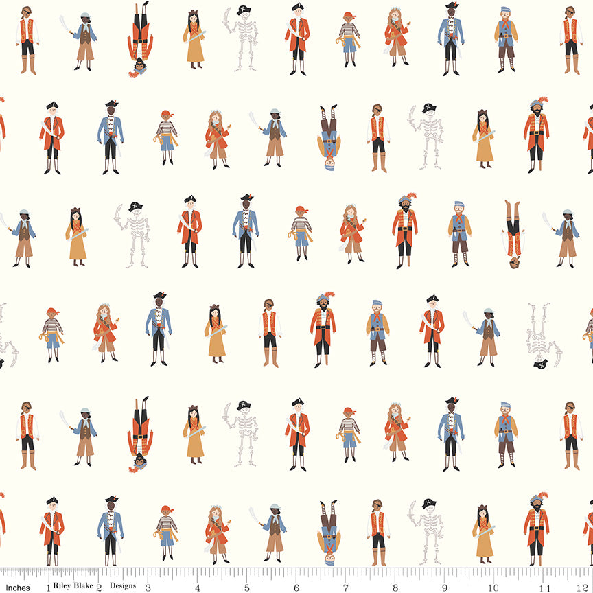 Riley Blake - Rachel Erikson - Hoist the Sails - Crew - Off-White