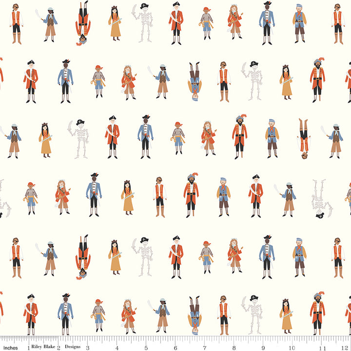 Riley Blake - Rachel Erikson - Hoist the Sails - Crew - Off-White