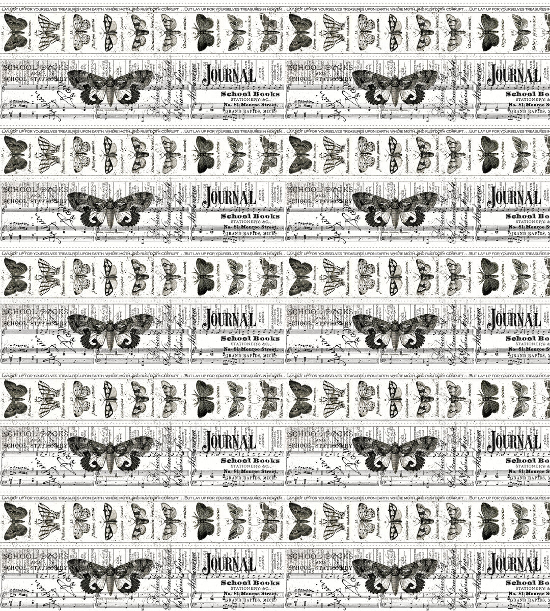 Riley Blake - J. Wecker Frisch - Art Journal - Collage - Border