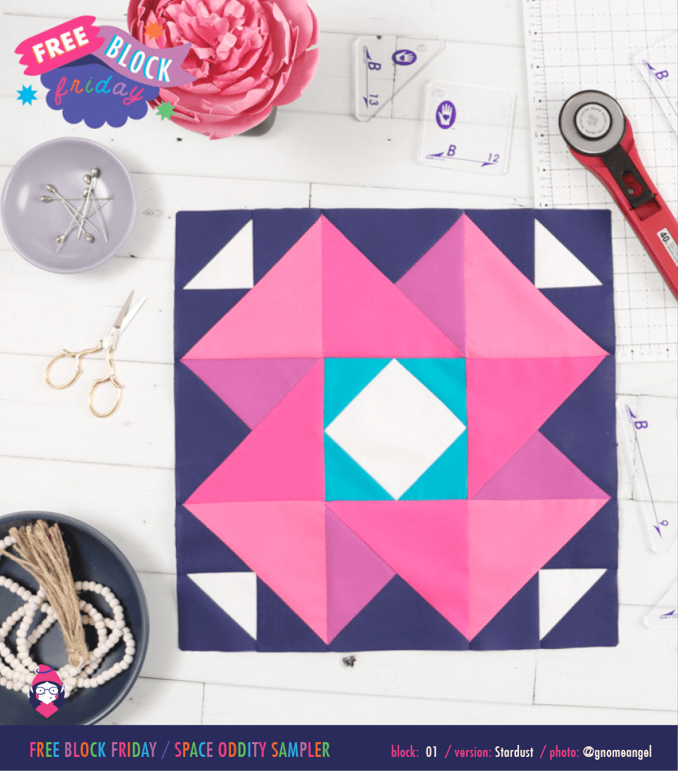 PATTERN: Space Oddity Sampler - Free Block Friday Series