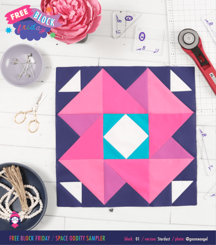 PATTERN: Space Oddity Sampler - Free Block Friday Series