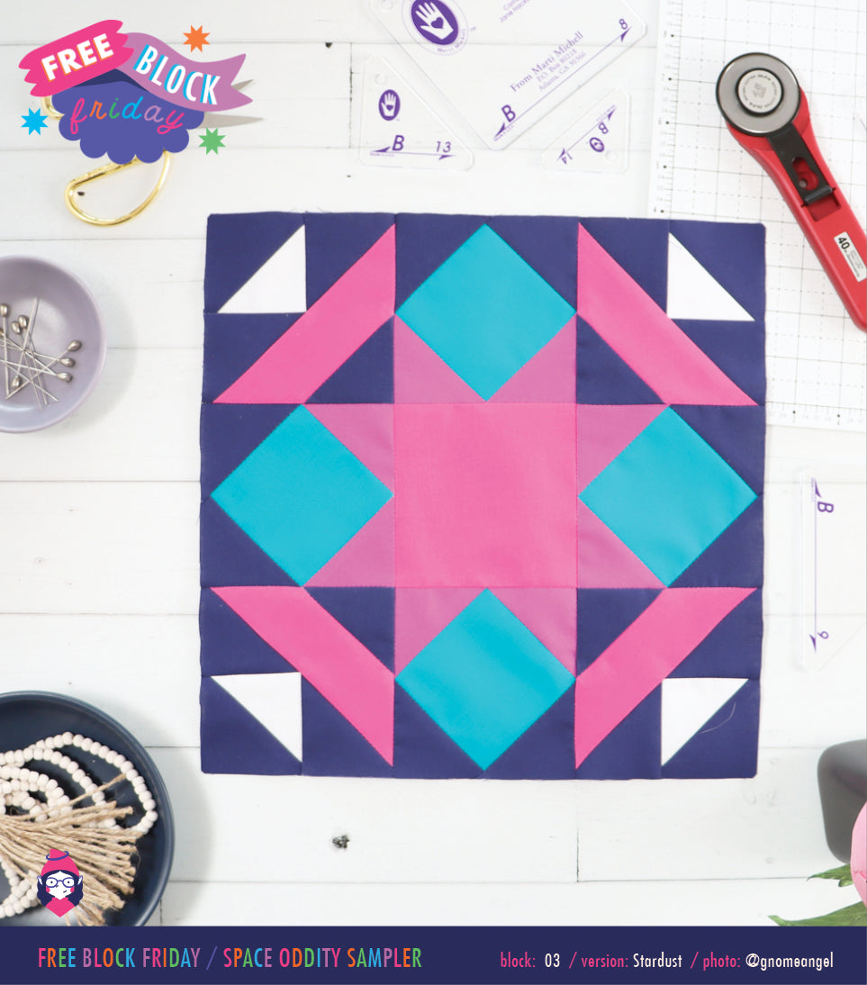 PATTERN: Space Oddity Sampler - Free Block Friday Series