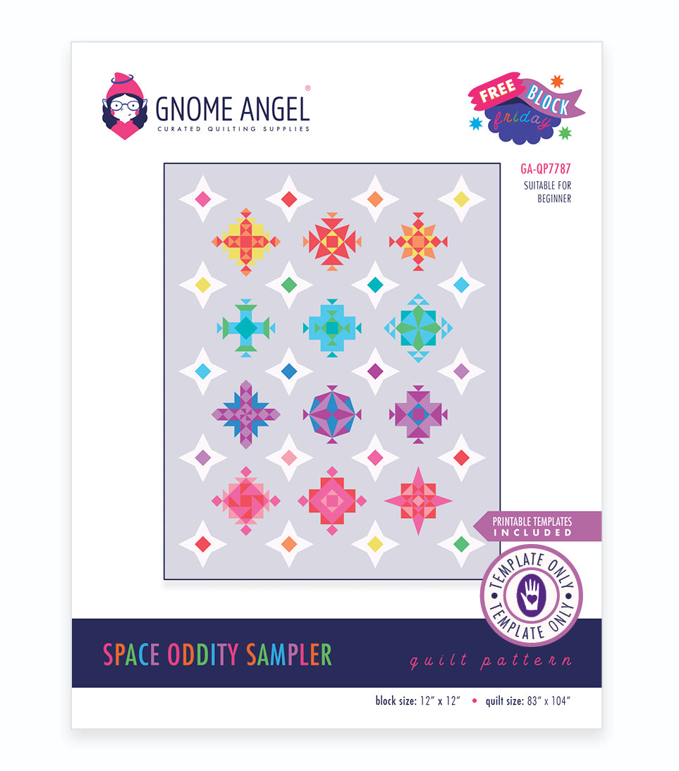 PATTERN: Space Oddity Sampler - Free Block Friday Series