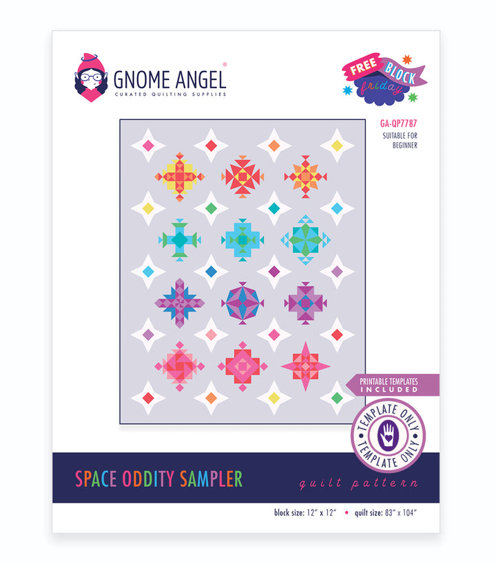 PATTERN: Space Oddity Sampler - Free Block Friday Series