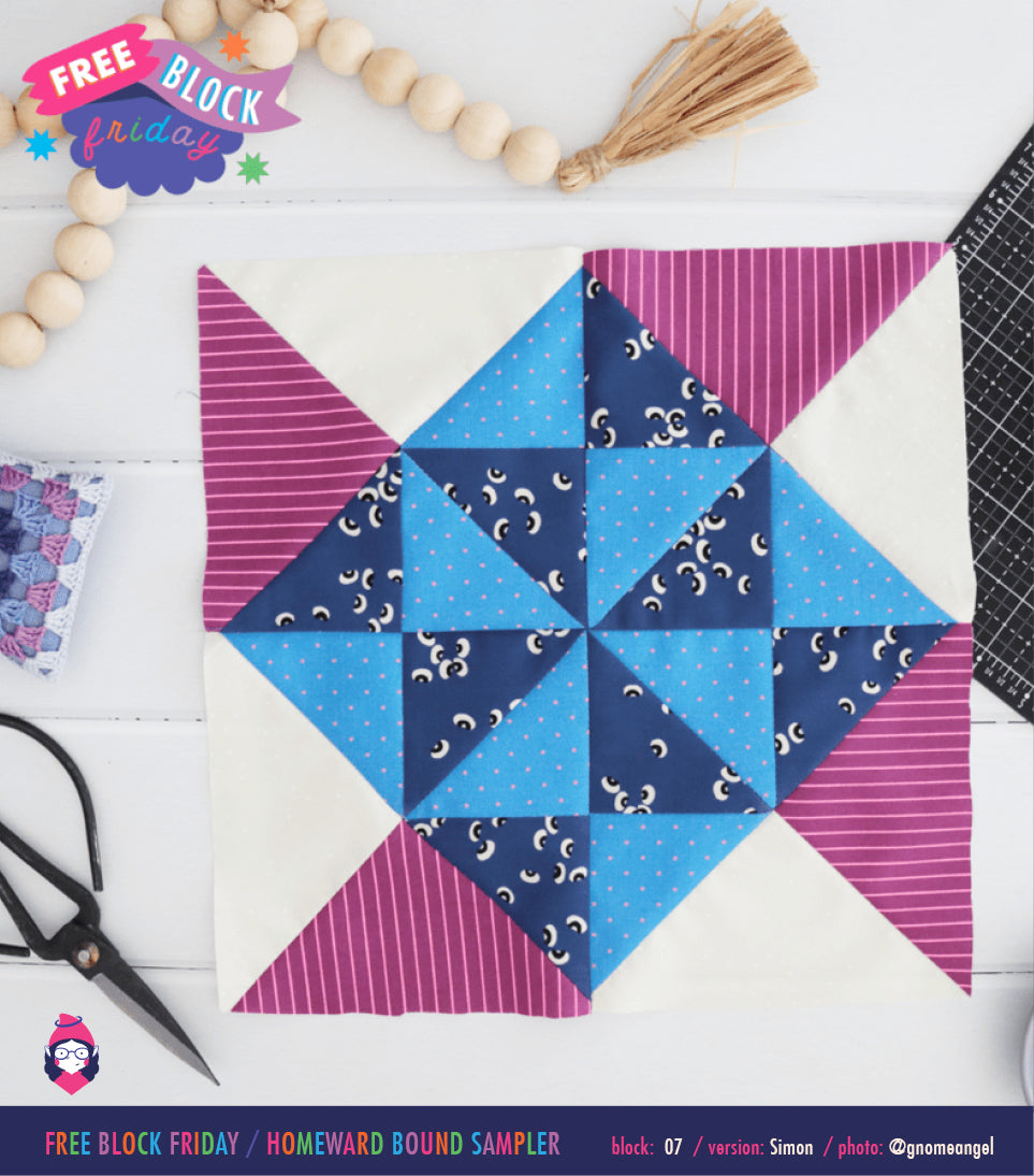 PATTERN: Homeward Bound Sampler - Free Block Friday Series