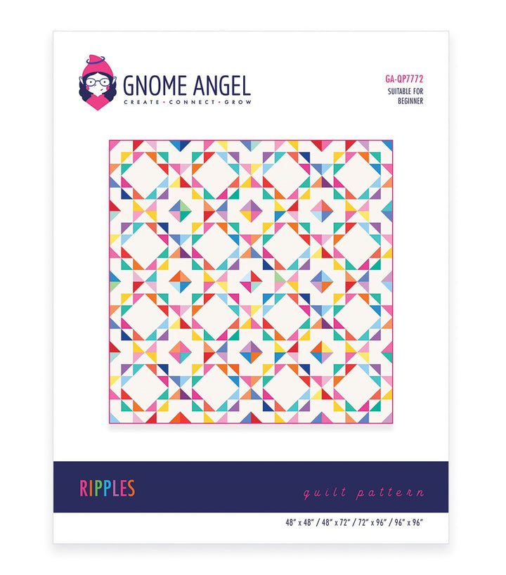 PATTERN: Ripples: Single Block Quilt