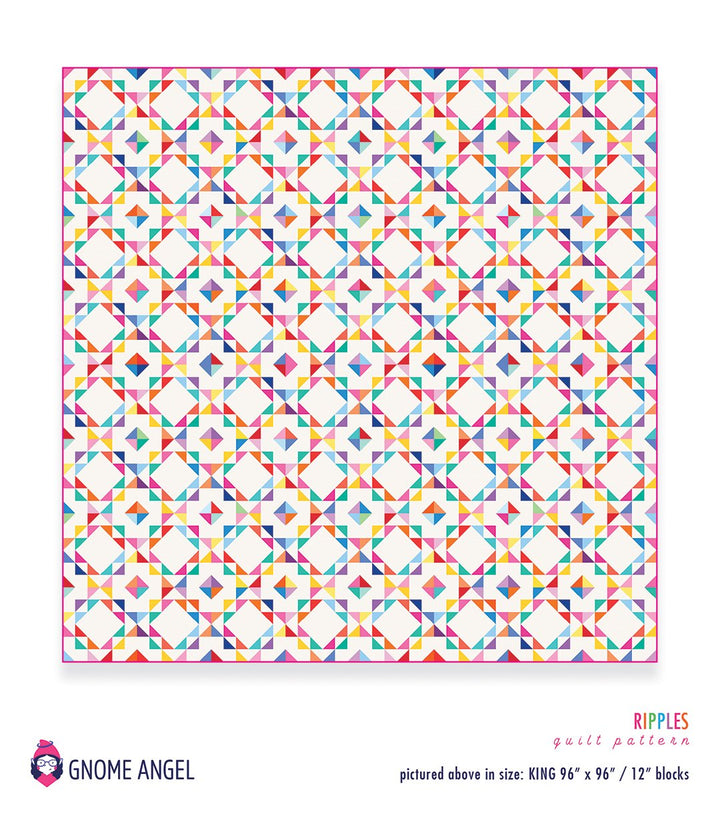PATTERN: Ripples: Single Block Quilt
