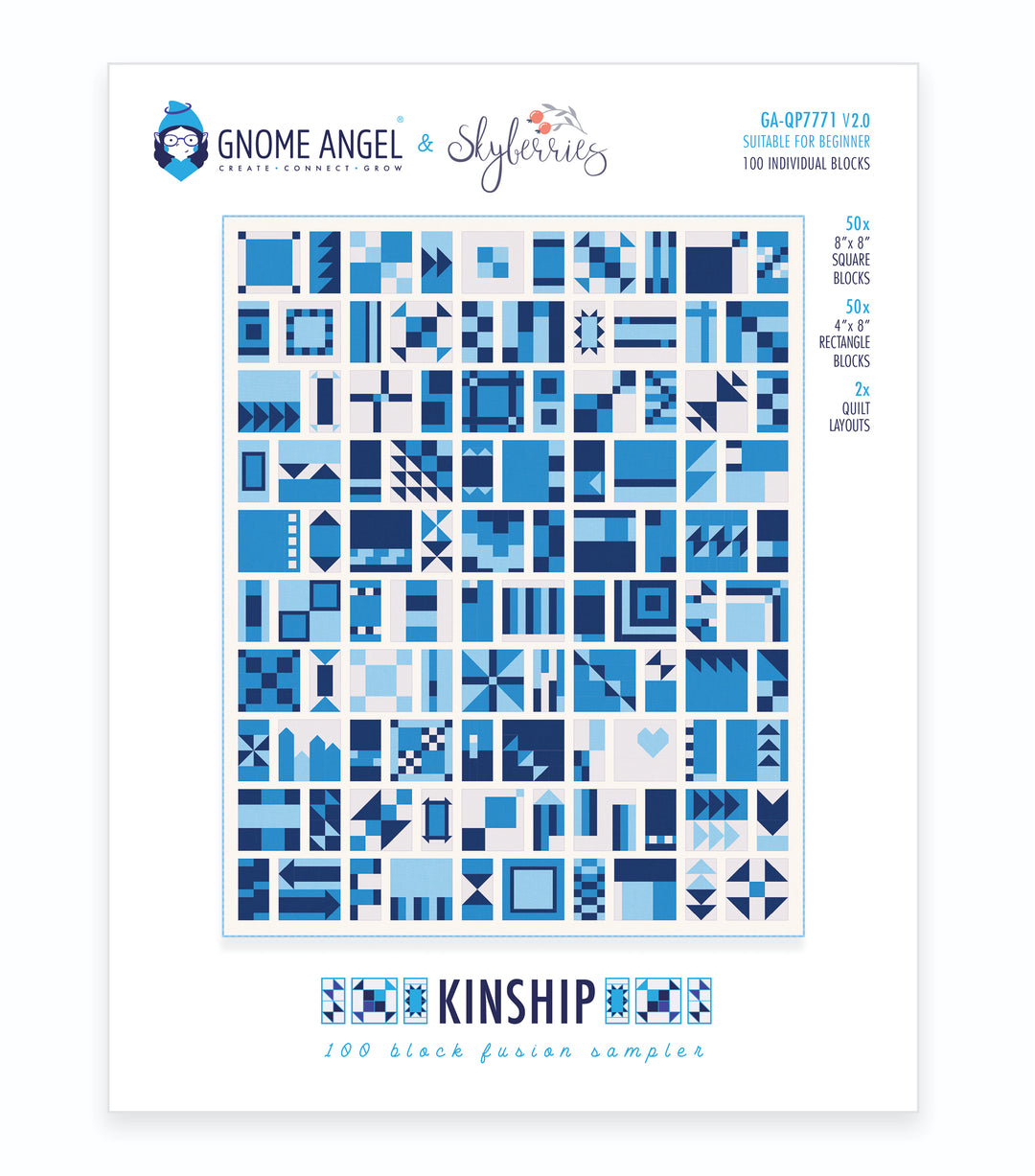 PATTERN: Kinship: 100 Block Fusion Sampler