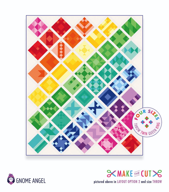 PATTERN: HARD COPY - Make the Cut: 100 Block Pictorial Quilt Sampler